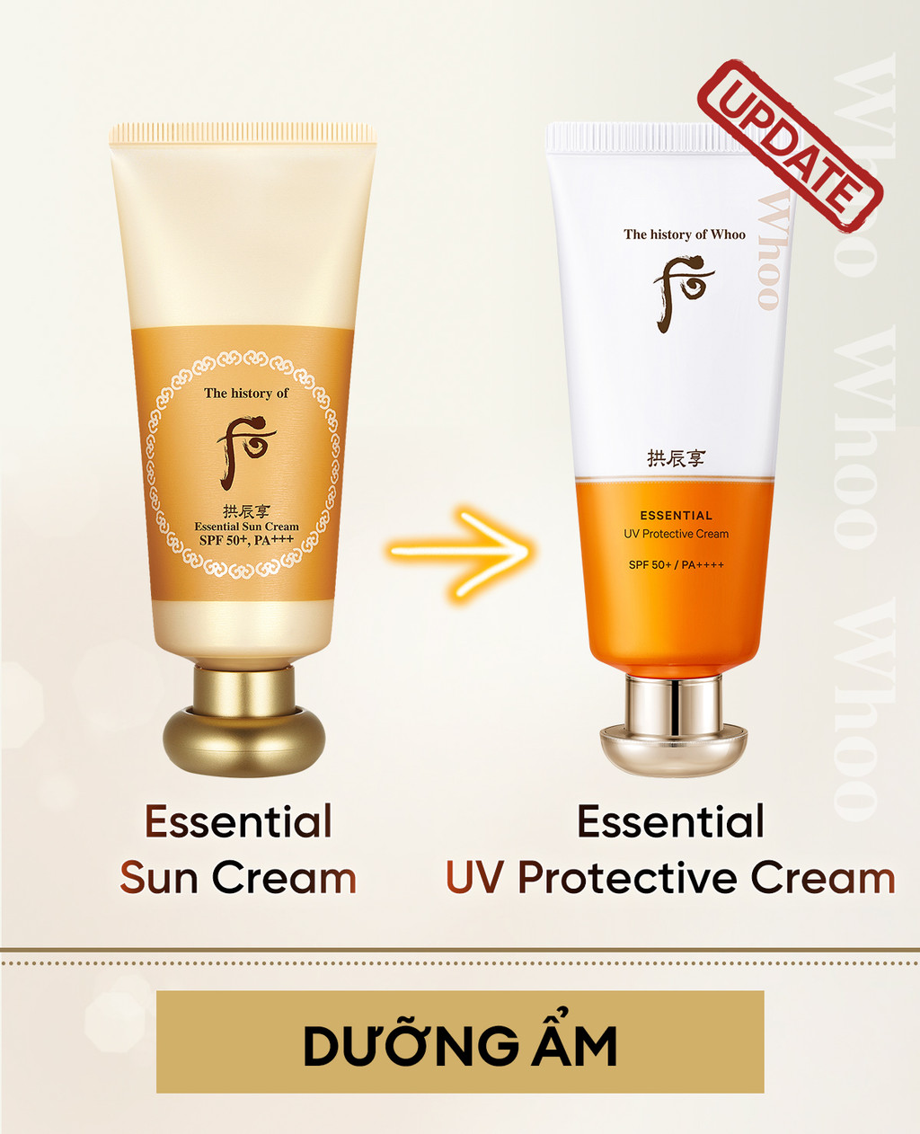 Mô tả Kem chống nắng dưỡng ẩm The history of Whoo Gongjinhyang Sun Cream SPF50+, PA+++ 60ml - 1