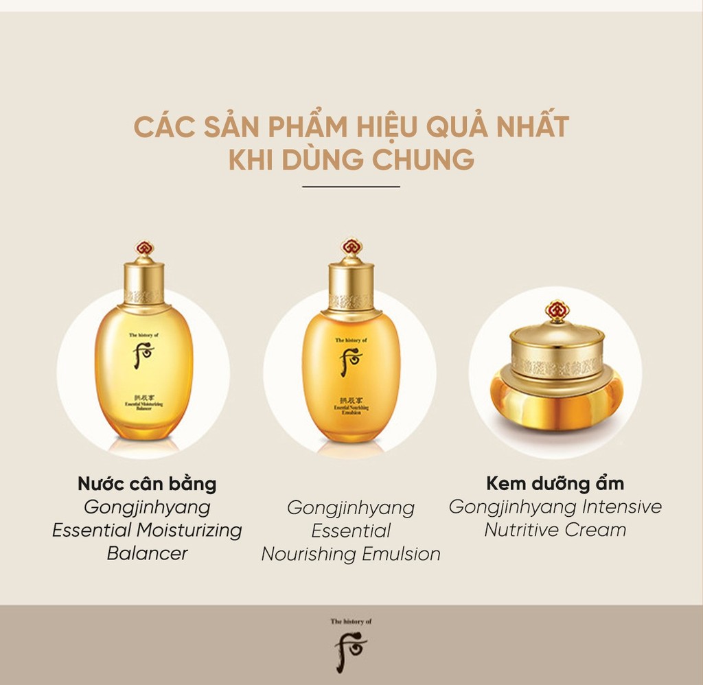 Mô tả Kem chống nắng dưỡng ẩm The history of Whoo Gongjinhyang Sun Cream SPF50+, PA+++ 60ml - 7