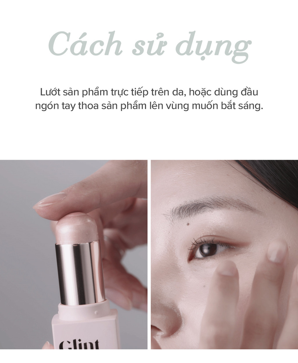 [Glint By VDIVOV Official] Nhũ bắt sáng highlight Glint dạng thỏi 7g ...