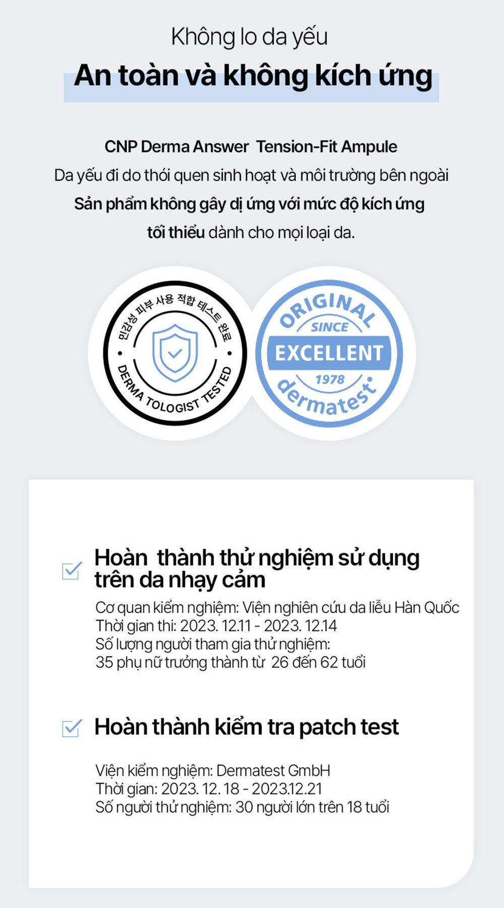Mô tả Tinh chất Retinol săn chắc đàn hồi nâng da CNP Derma Answer Tension Angle Fit Ampule 15ml/30ml - 4