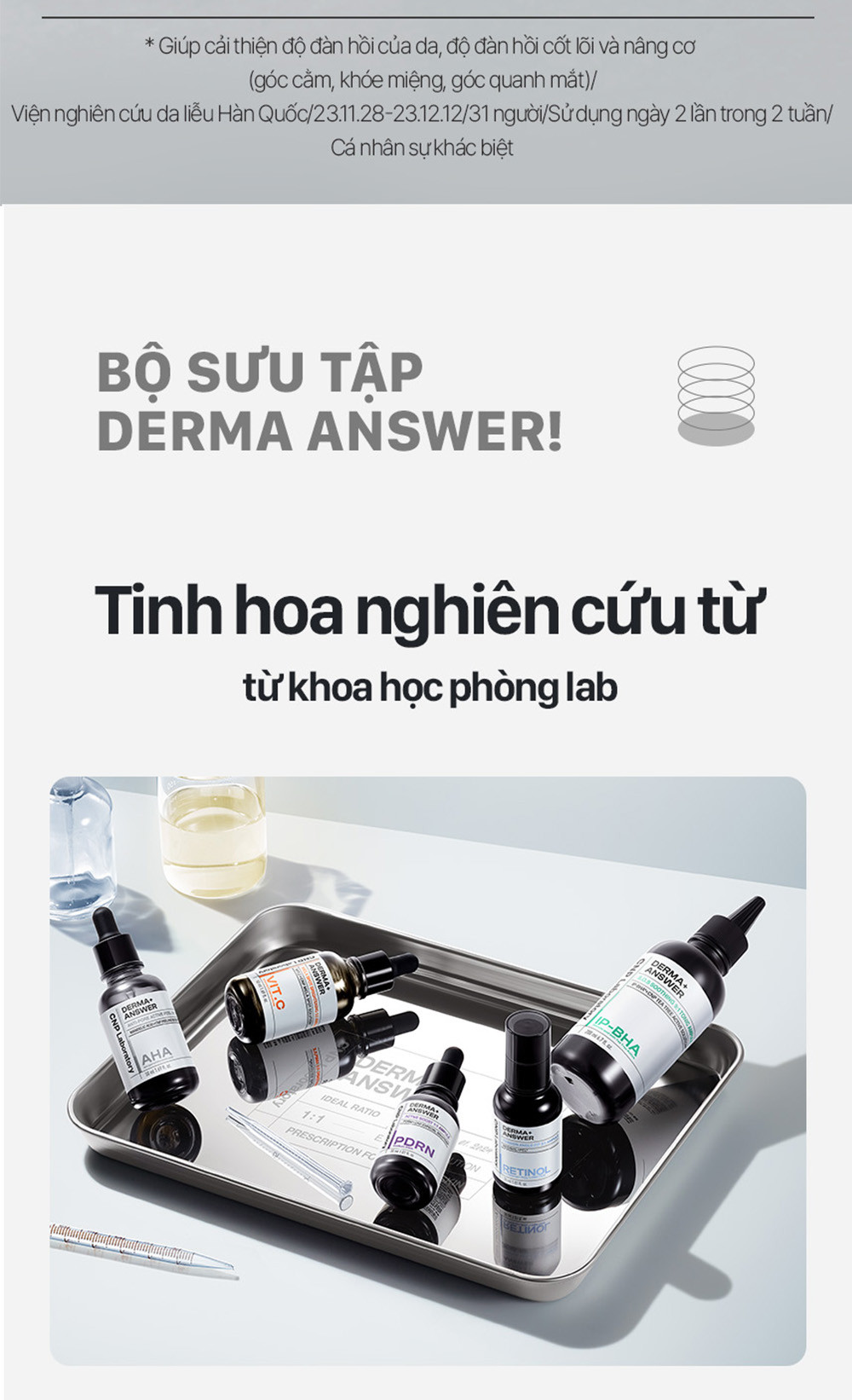 Mô tả Tinh chất Retinol săn chắc đàn hồi nâng da CNP Derma Answer Tension Angle Fit Ampule 15ml/30ml - 9