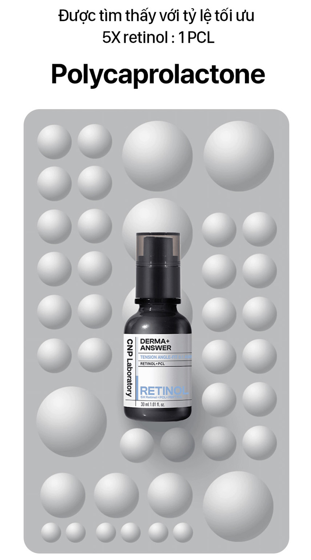 Mô tả Tinh chất Retinol săn chắc đàn hồi nâng da CNP Derma Answer Tension Angle Fit Ampule 15ml/30ml - 11