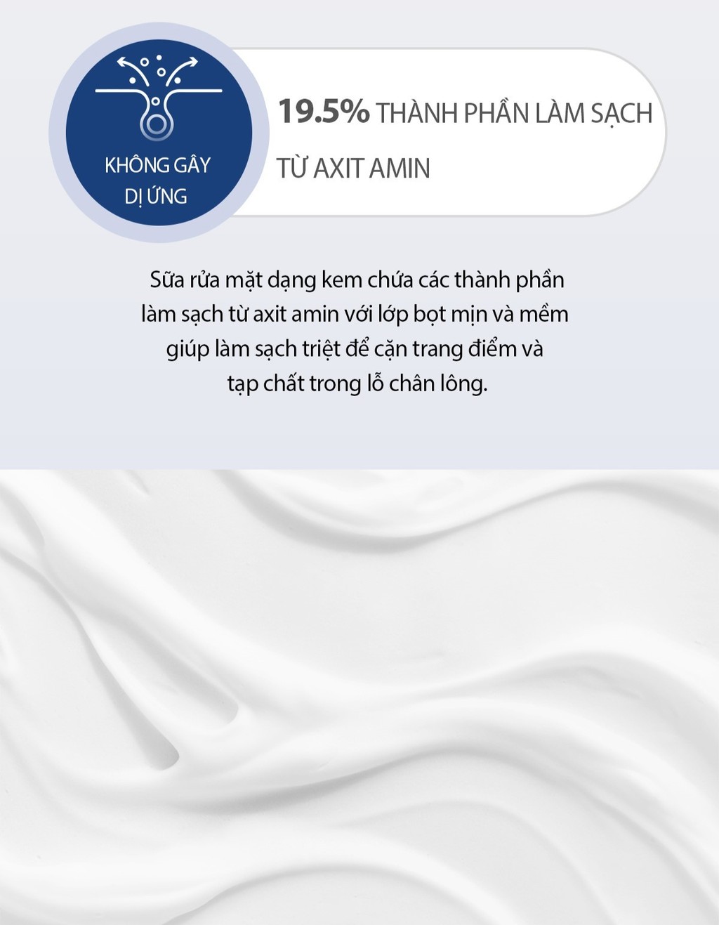Mô tả Sữa rửa mặt giữ ẩm dạng kem Su:m37 Water-full Amino Foam Cleanser 200ml - 4