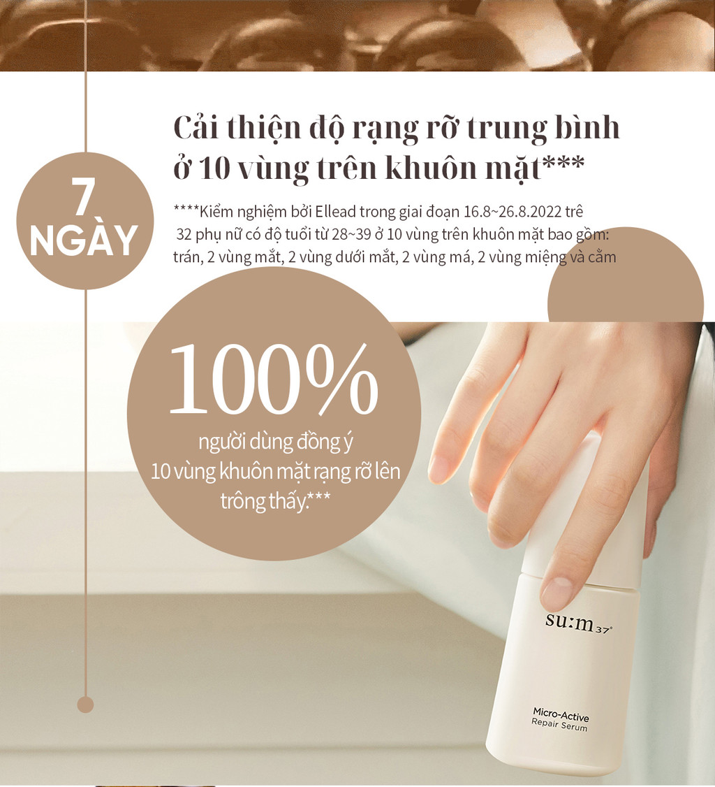 Mô tả Tinh chất chống lão hóa và làm dịu da Su:m37 Micro Active Repair Serum 50ml - 5