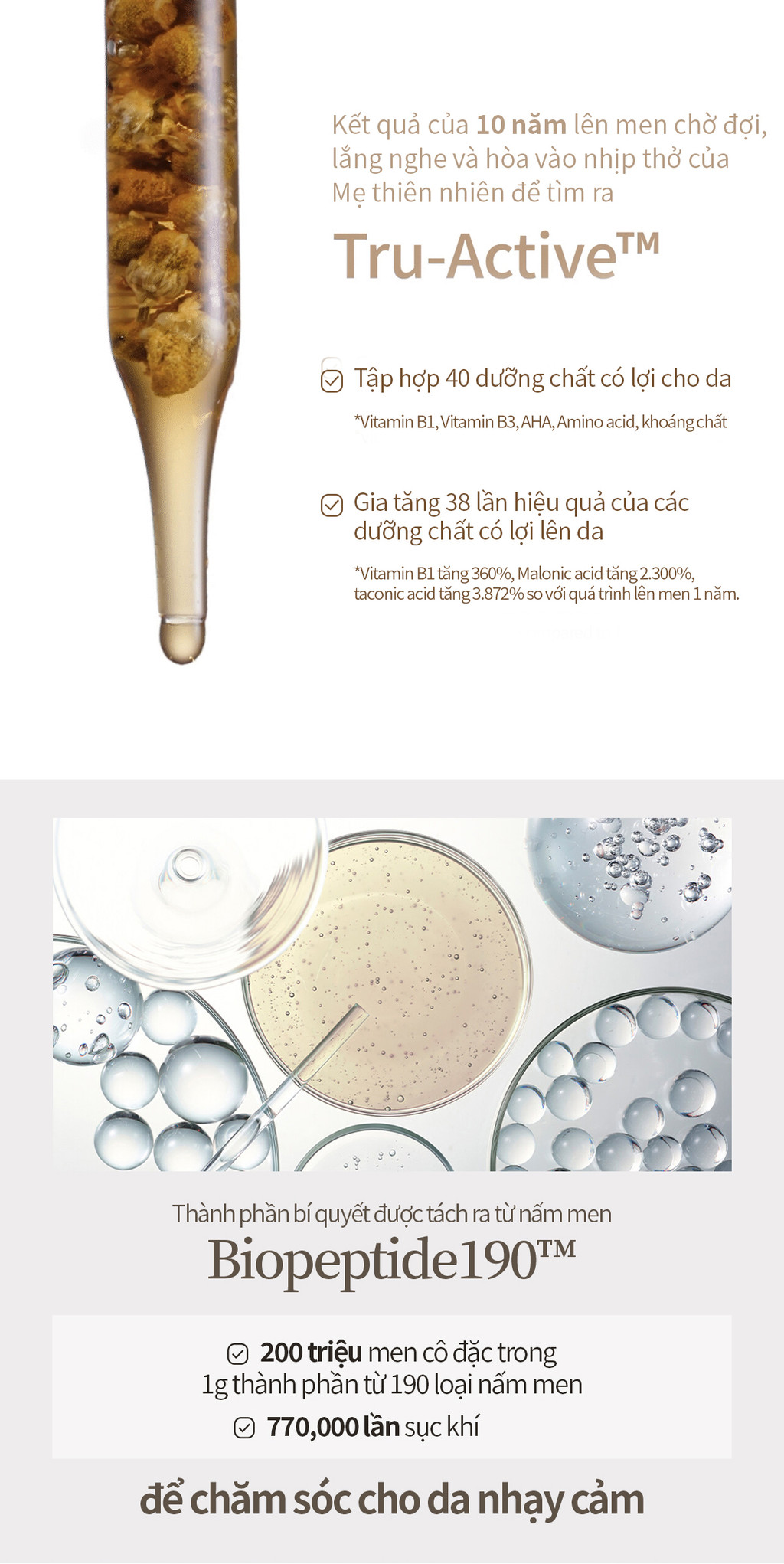 Mô tả Tinh chất chống lão hóa và làm dịu da Su:m37 Micro Active Repair Serum 50ml - 6