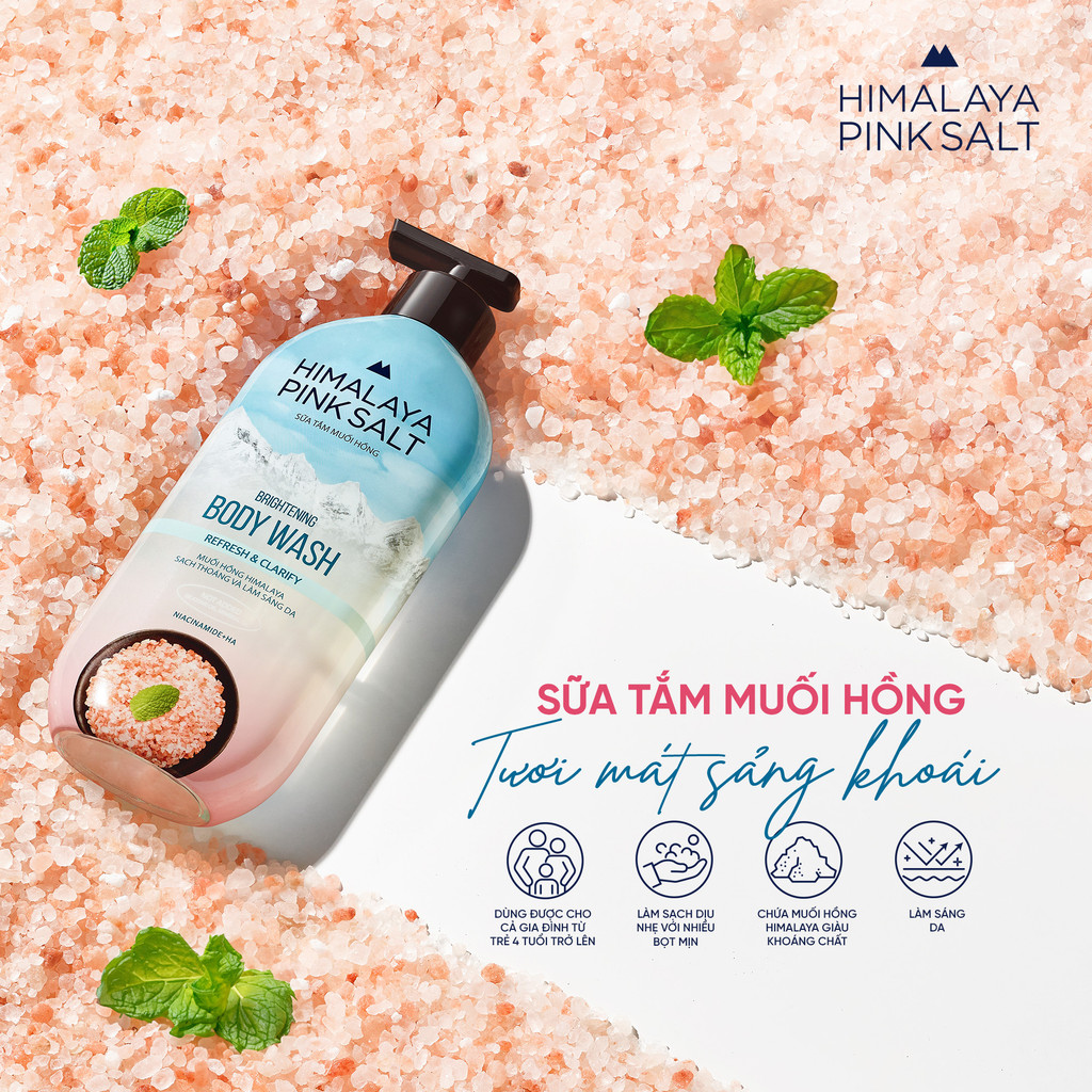 Mô tả [DUNG TÍCH LỚN] Sữa tắm muối hồng Himalaya 800g - 8