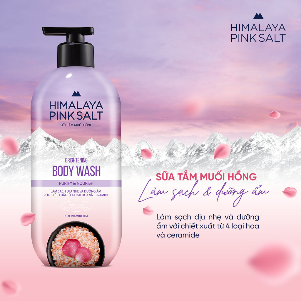 Mô tả Sữa tắm muối hồng Himalaya Pink Salt 500g - 2
