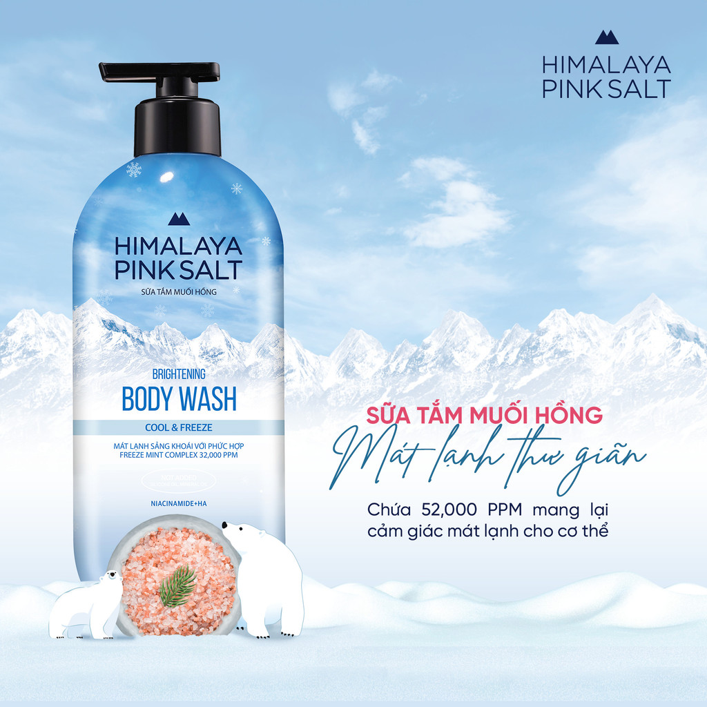Mô tả Sữa tắm muối hồng Himalaya Pink Salt 500g - 3