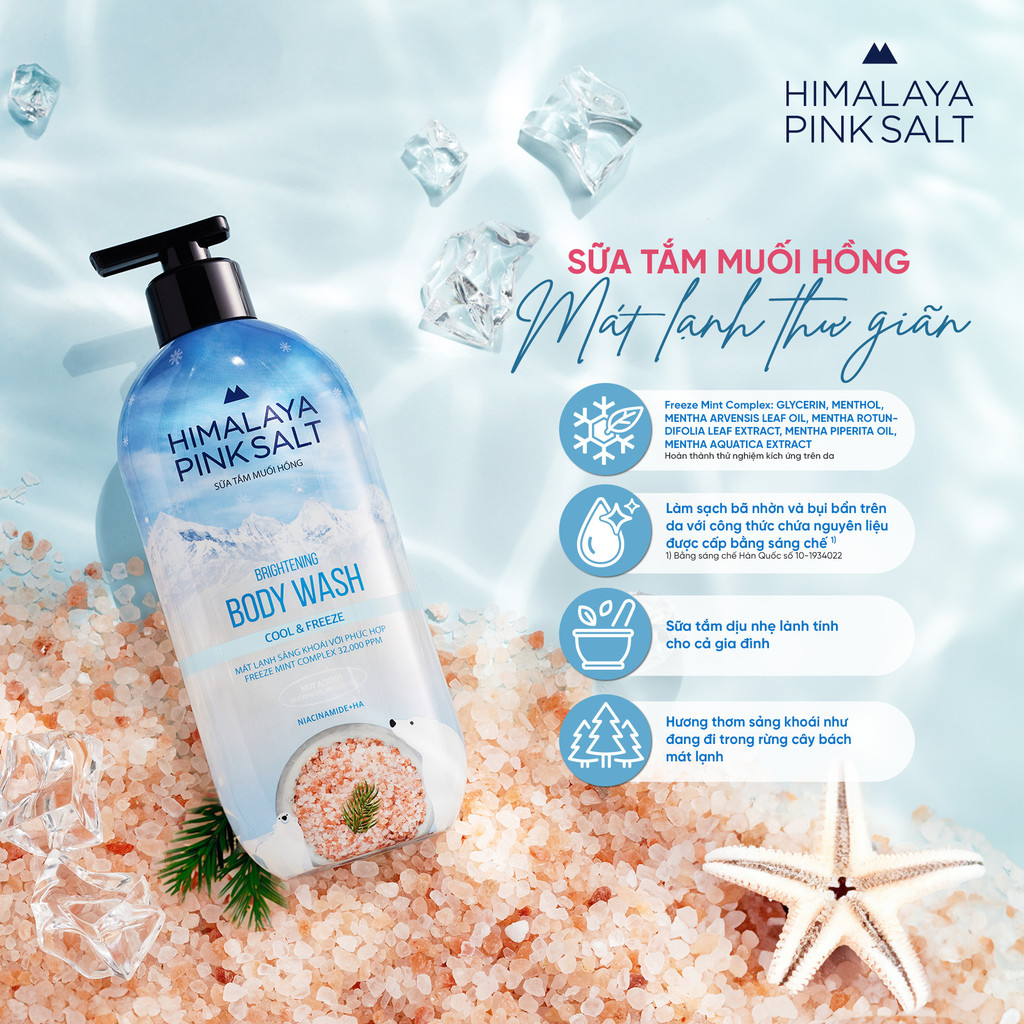 Mô tả Sữa tắm muối hồng Himalaya Pink Salt 500g - 6