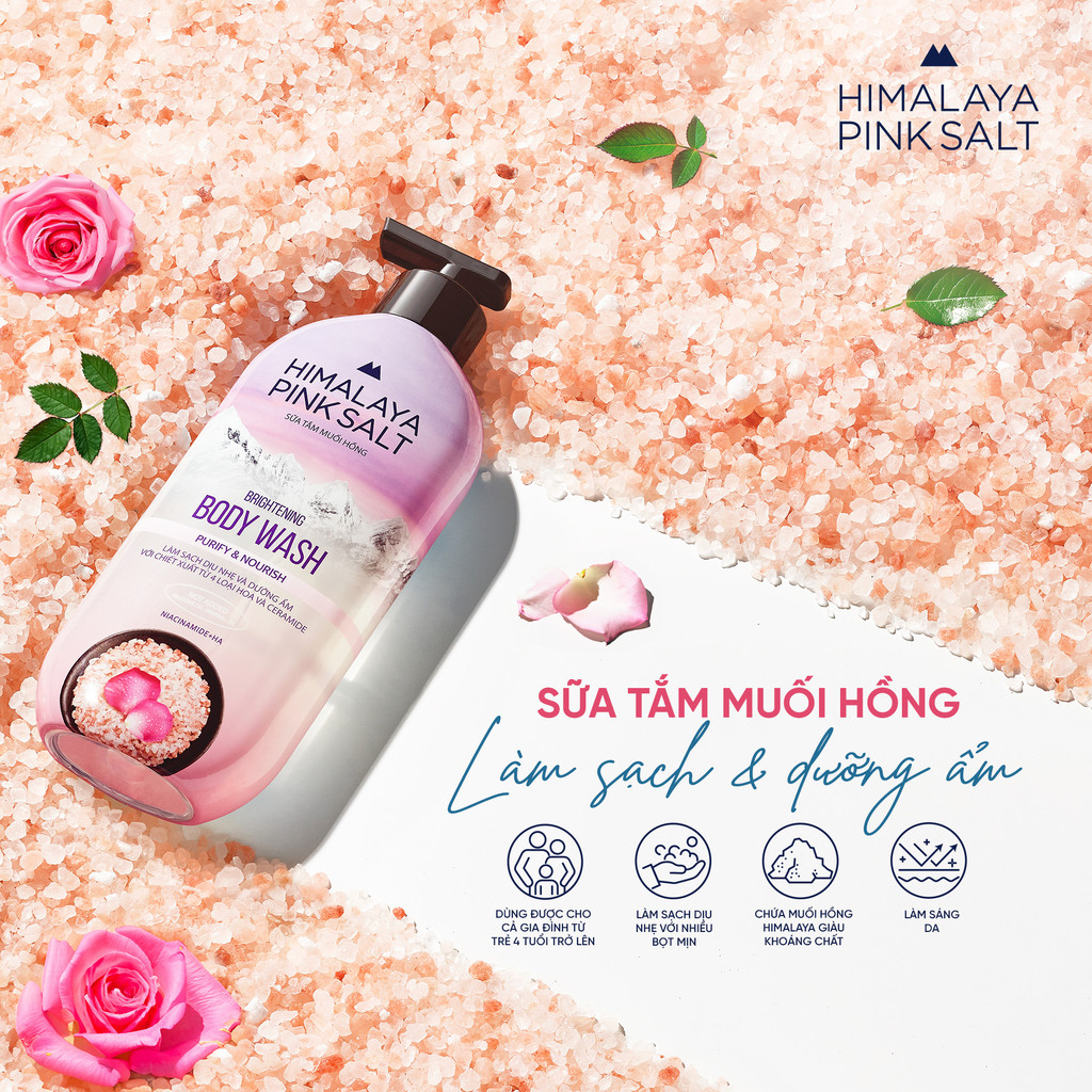Mô tả Sữa tắm muối hồng Himalaya Pink Salt 500g - 7