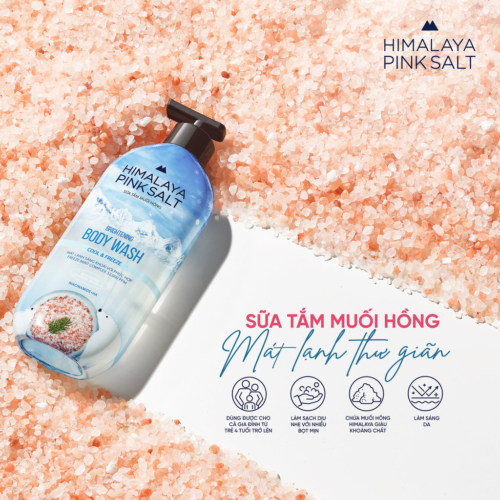 Mô tả Sữa tắm muối hồng Himalaya Pink Salt 500g - 9