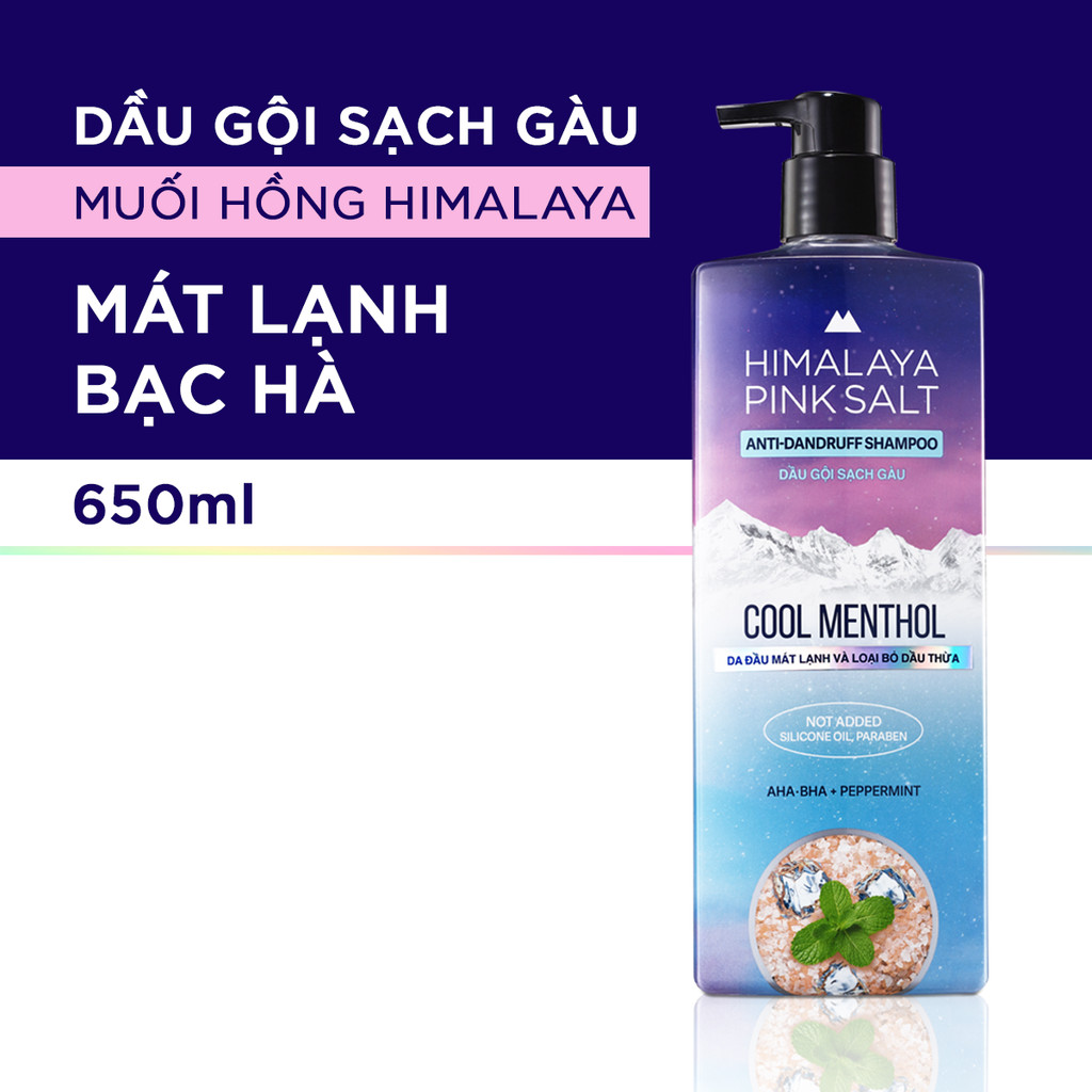 Mô tả Dầu gội Himalaya Pink Salt Muối Hồng/ Da Đầu Ngứa/ Ngăn Rụng Tóc giúp mềm mượt óng ả 650ml - 2