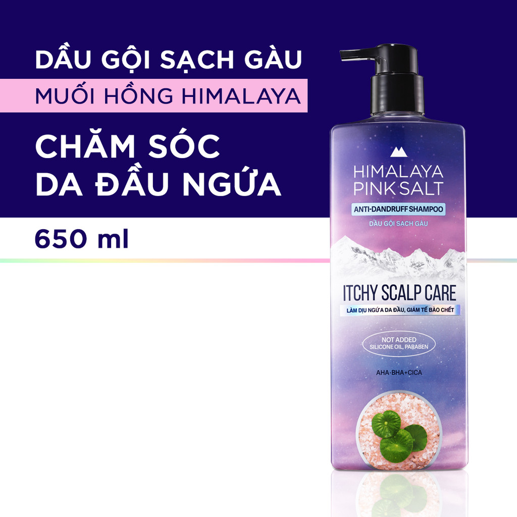 Mô tả Dầu gội Himalaya Pink Salt Muối Hồng/ Da Đầu Ngứa/ Ngăn Rụng Tóc giúp mềm mượt óng ả 650ml - 3