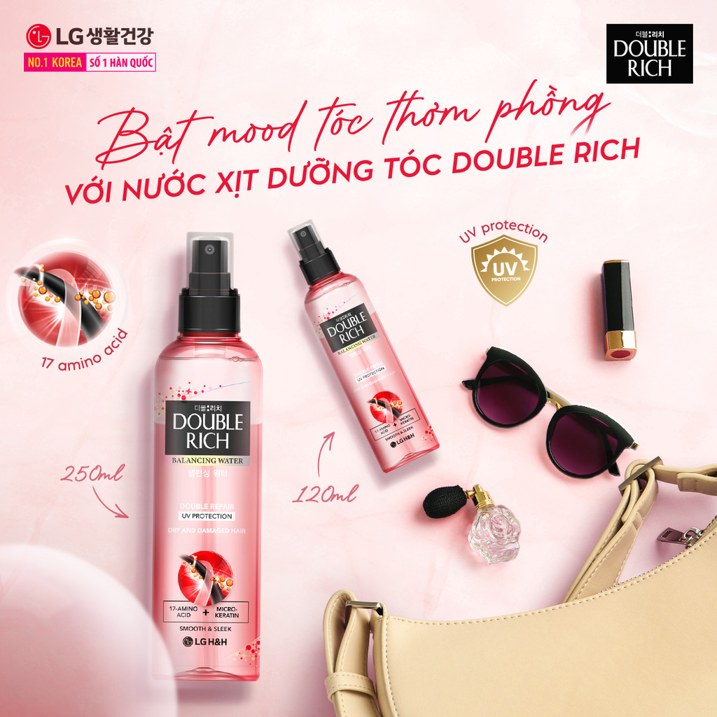 Mô tả Combo 3 Nước dưỡng tóc chăm sóc hư tổn Double Rich BW Double Repair - 9