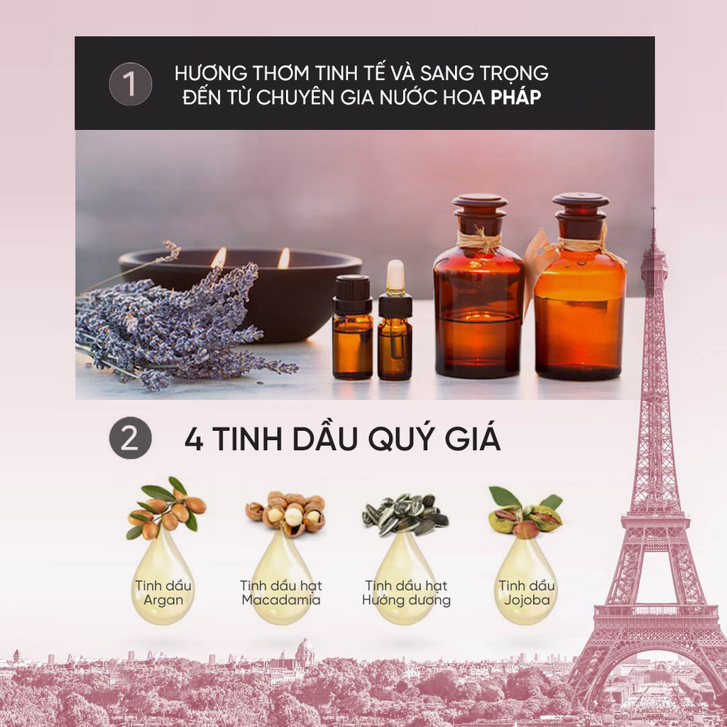 Mô tả Dầu gội Elastine De Perfume hương nước hoa 600ml - 2