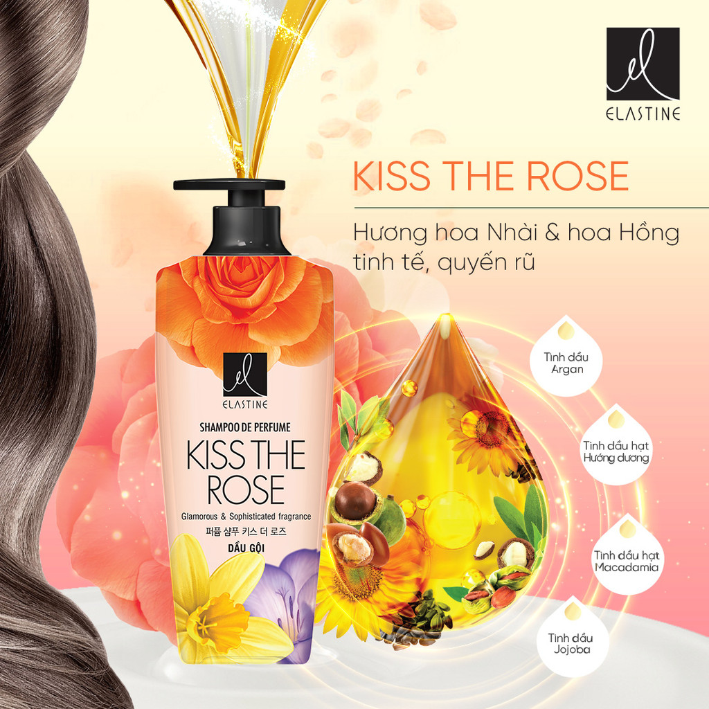 Mô tả Dầu gội Elastine De Perfume hương nước hoa 600ml - 5
