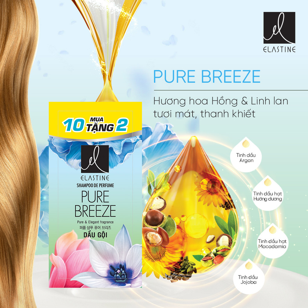 Mô tả Dầu gội Elastine De Perfume hương nước hoa 600ml - 10