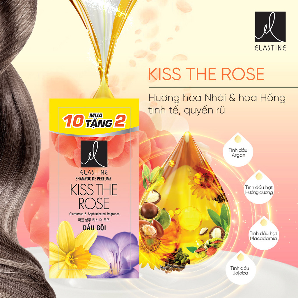 Mô tả Dầu gội Elastine De Perfume hương nước hoa 600ml - 12