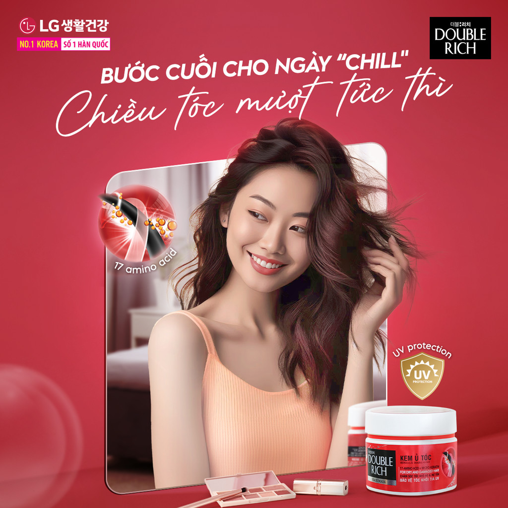 Mô tả Combo 2 Nước dưỡng tóc Double Rich nuôi dưỡng tóc chăm sóc hư tổn 250mlx2 - 8