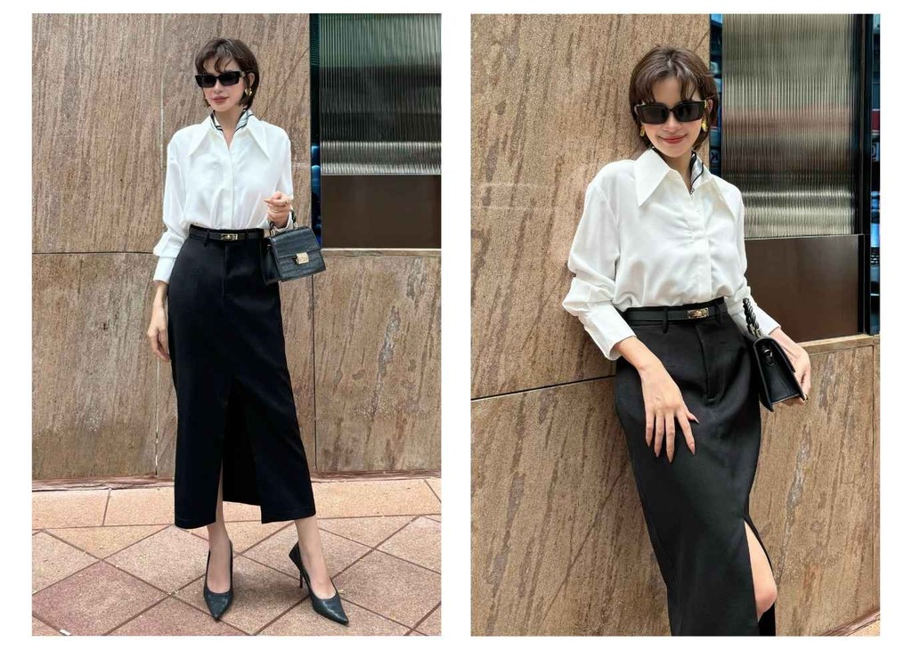 Mô tả BBSTORE'S Áo Sơ Mi Tay Dài Form Rộng Hiện Đại Và Cá Tính - A3665 - 8