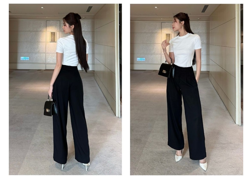 Quần Suông Công Sở BBSTORE’S Q3341 Phối Đồ