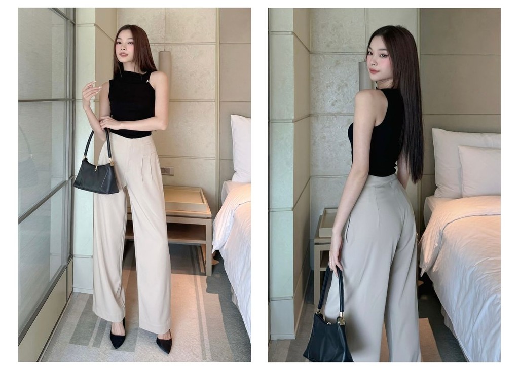 Quần Suông Công Sở BBSTORE’S Q3341 Phối Đồ