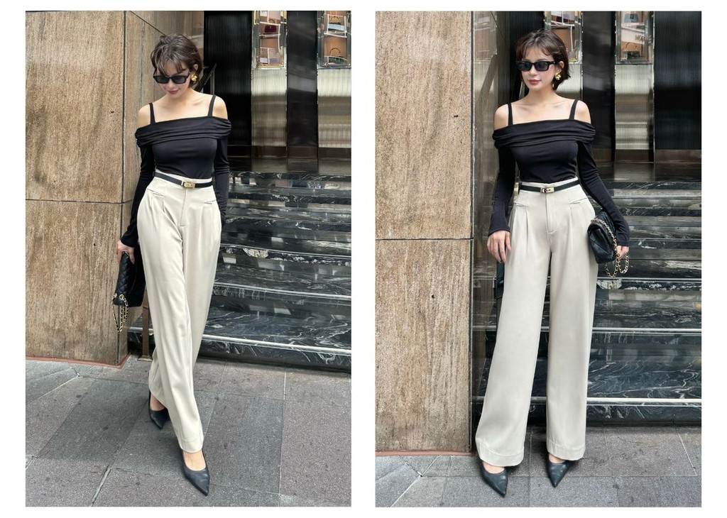 Quần Suông Công Sở BBSTORE’S Q3341 Phối Đồ