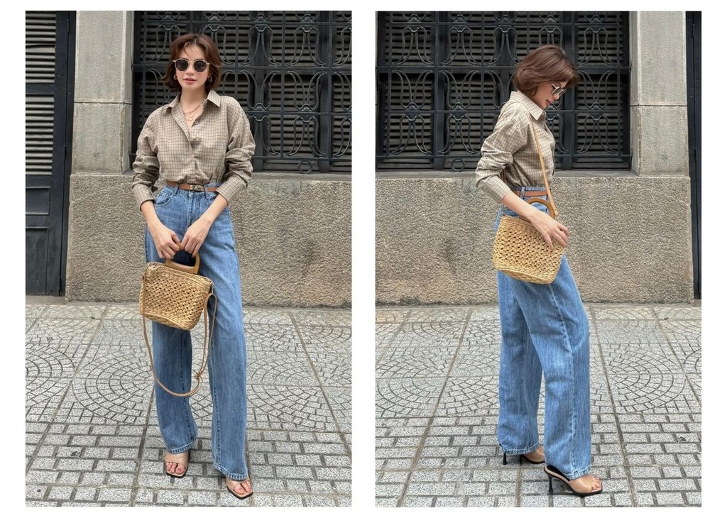 Mô tả BBSTORE’S Quần Jean Suông Form Dài Tôn Dáng - Q2183S - 5