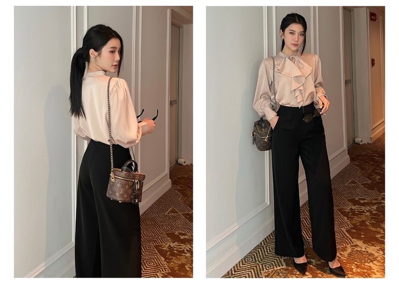 Mô tả BBSTORE’S Áo Sơ Mi Công Sở Phối Bèo Sang Trọng - CSA1454 - 7