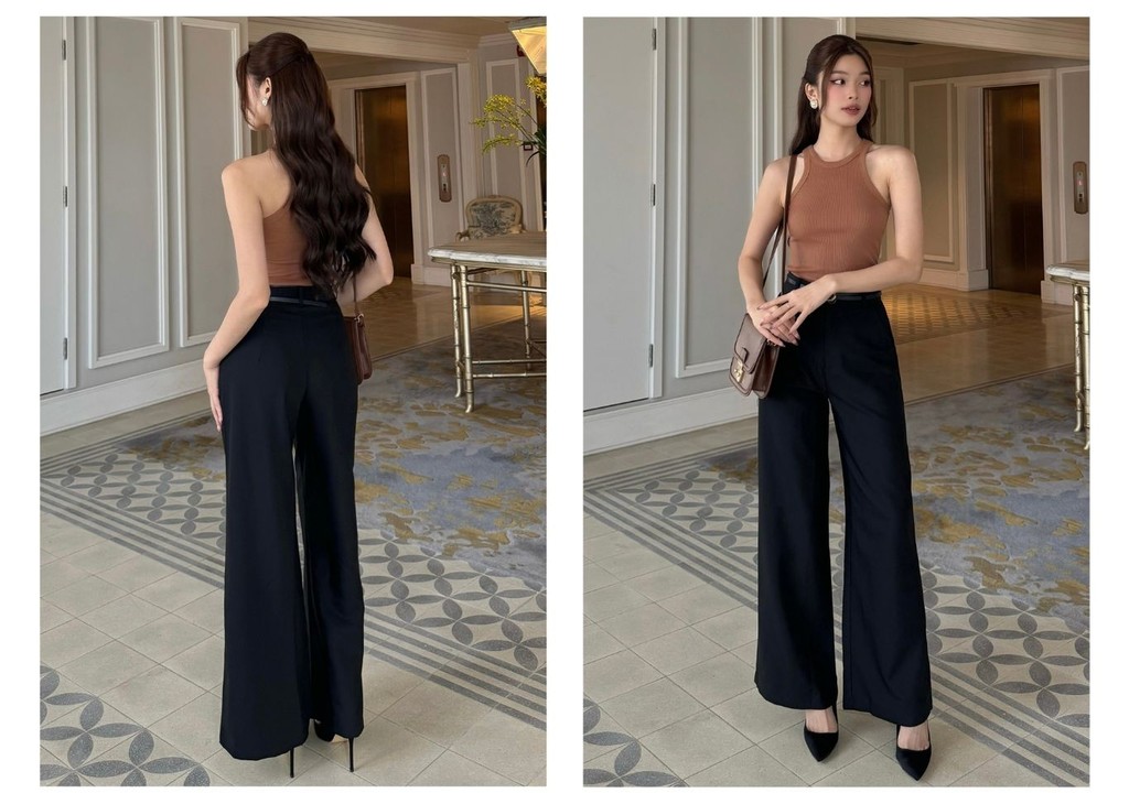Mô tả BBSTORE'S Quần Suông Công Sở Lưng Cao Thanh Lịch Và Hiện Đại - TK01 - 5