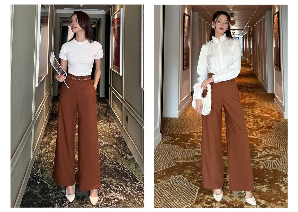 Mô tả BBSTORE'S Quần Suông Công Sở Lưng Cao Thanh Lịch Và Hiện Đại - TK01 - 9