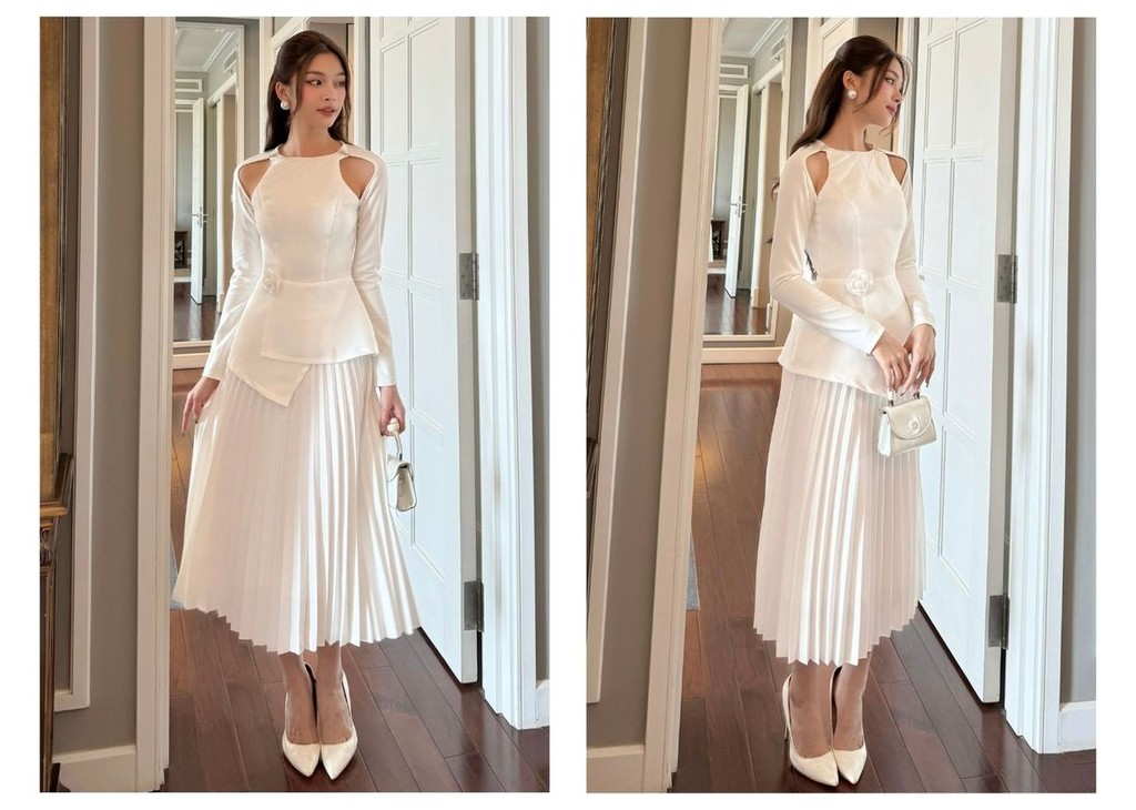 Mô tả BBSTORE’S Chân Váy Dài Công Sở Xếp Ly Thanh Lịch - TK266 - 7