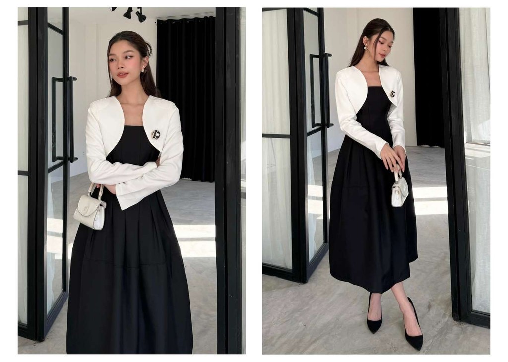 Mô tả BBSTORE’S Đầm Dài Dự Tiệc 2 Dây Xòe Phồng Cùng Tùng Váy Xếp Ly Sang Trọng - TK133 - 6