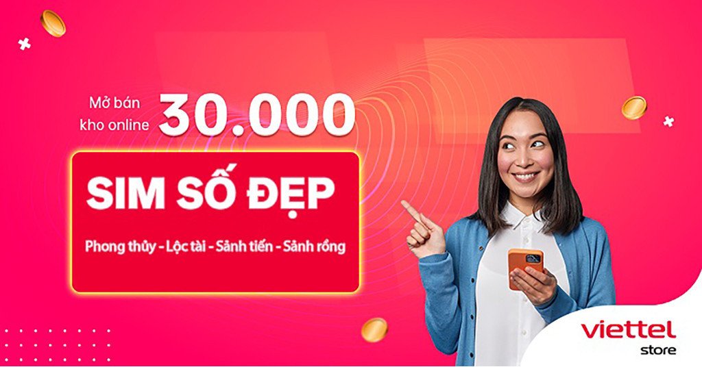 Mô tả SIM VIETTEL đầu 08 - Số đẹp - Phong thủy - Giá rẻ - Ưu đãi Thoại, Data - 2