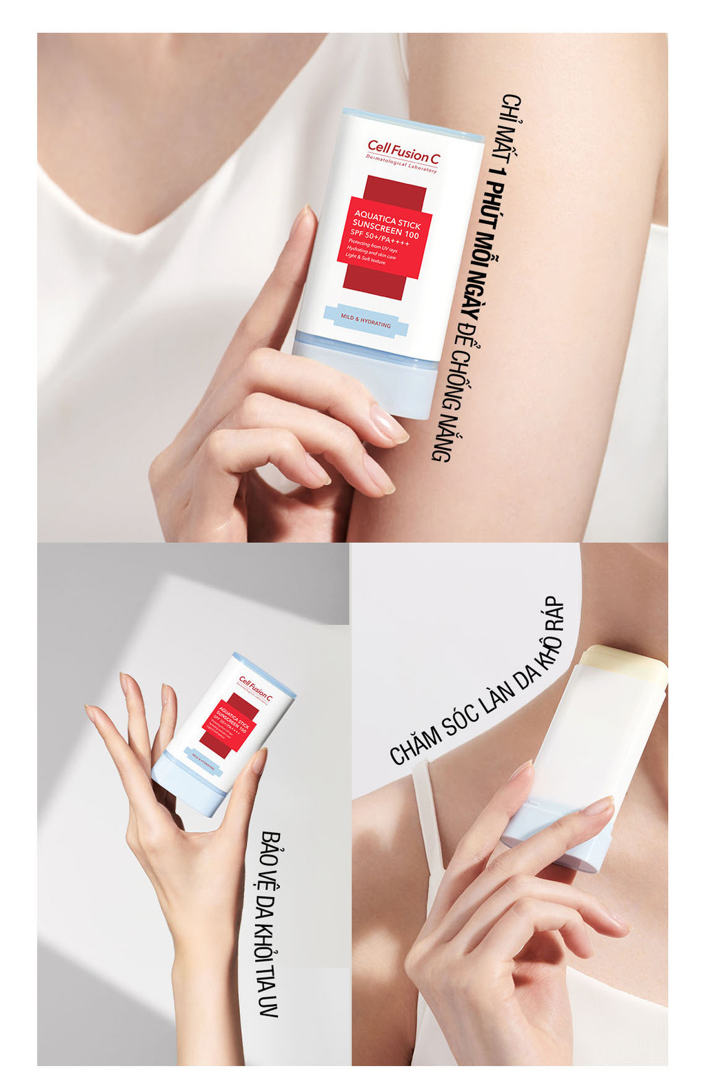 Mô tả Sáp Chống Nắng Cấp Ẩm & Dịu Da Cell Fusion C Aquatica Stick Sunscreen 100 SPF 50+/PA++++ - 7