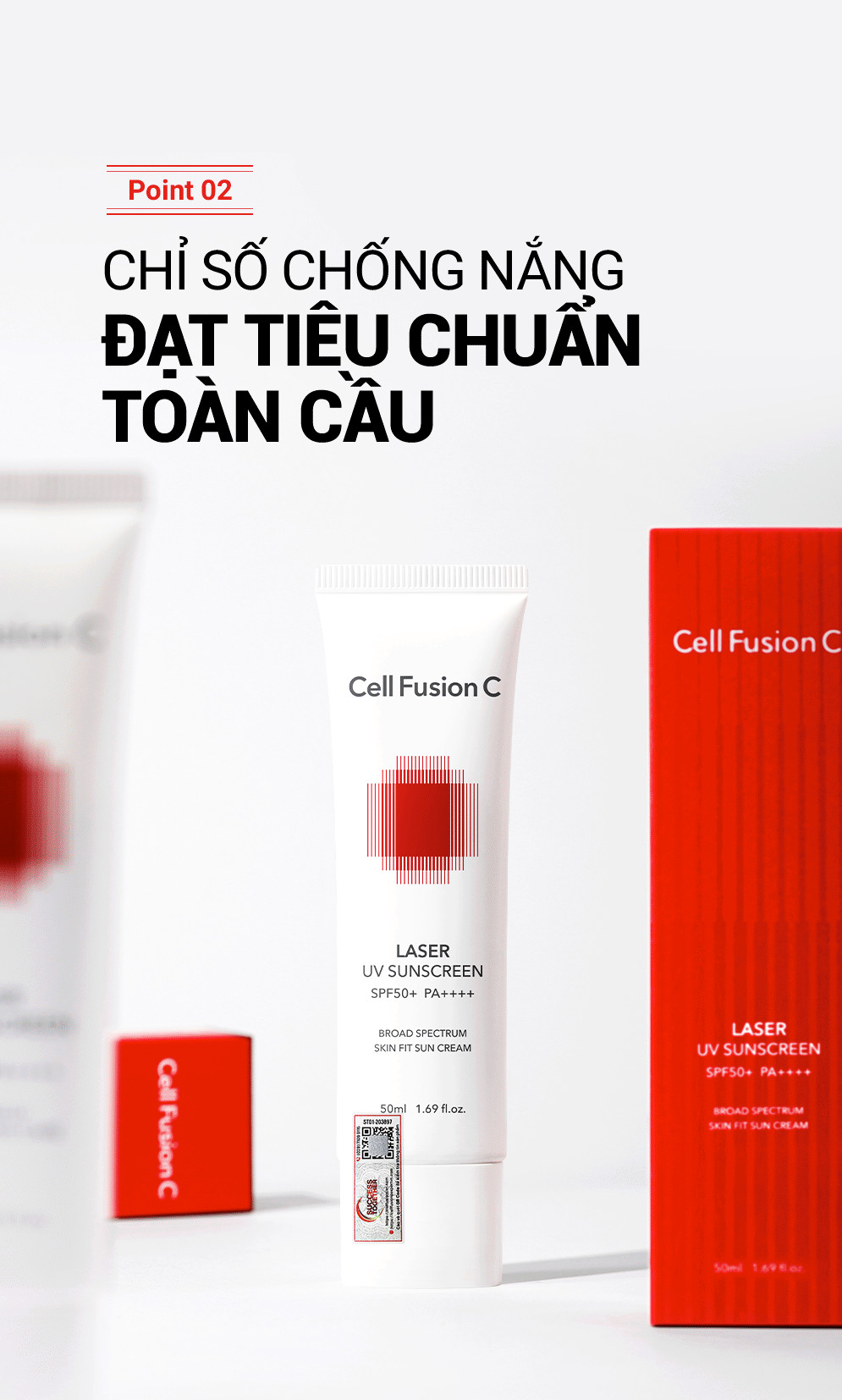 Mô tả Kem Chống Nắng Phổ Rộng Cho Da Treatment Cell Fusion C Laser UV Sunscreen SPF50+ PA++++ - 4