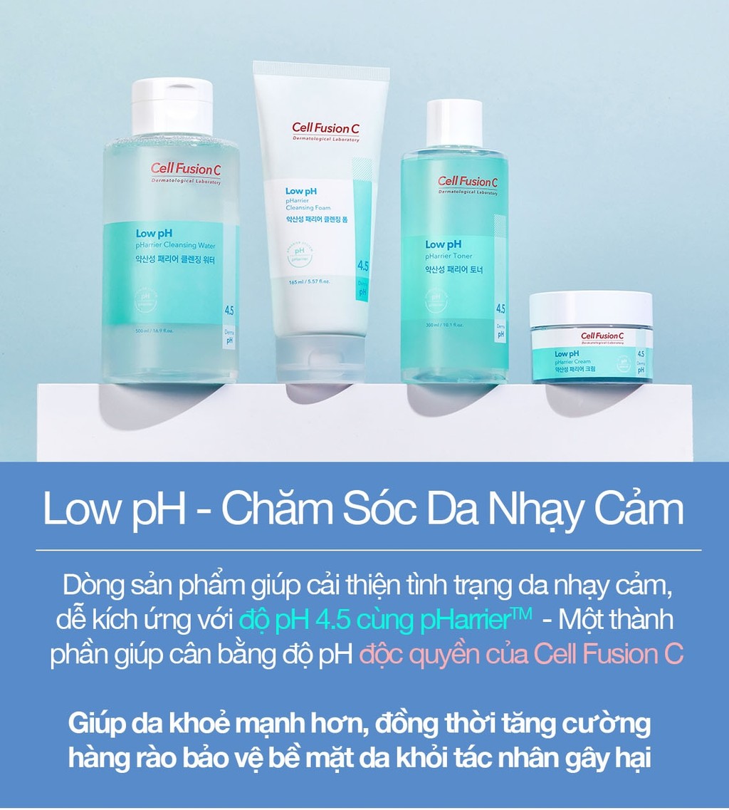 Mô tả Nước Cân Bằng Cấp Ẩm Tăng Cường Hàng Rào Bảo Vệ Da Cell Fusion C Low pH Pharrier Toner 300ML - 4