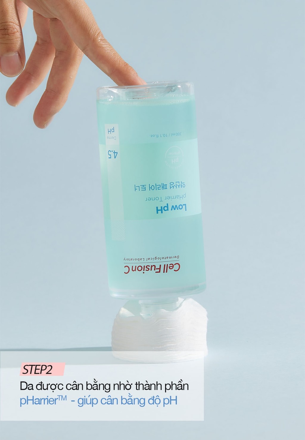 Mô tả Nước Cân Bằng Cấp Ẩm Tăng Cường Hàng Rào Bảo Vệ Da Cell Fusion C Low pH Pharrier Toner 300ML - 6