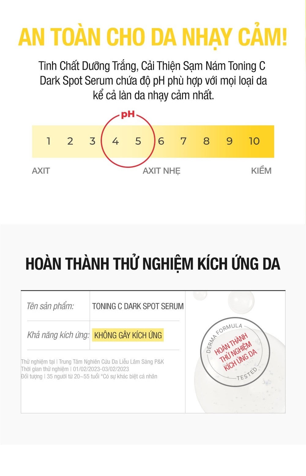 Mô tả Tinh Chất Dưỡng Trắng, Cải Thiện Sạm Nám Cell Fusion C Toning C Dark Spot Serum 10ML - 9