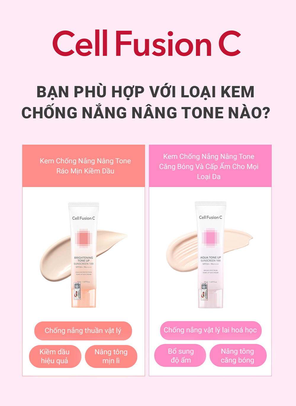 Mô tả Kem Chống Nắng Nâng Tone Cấp Ẩm Căng Bóng Cho Mọi Loại Da Cell Fusion C Aqua Tone Up Sunscreen 100 SPF50+ PA++++ - 11
