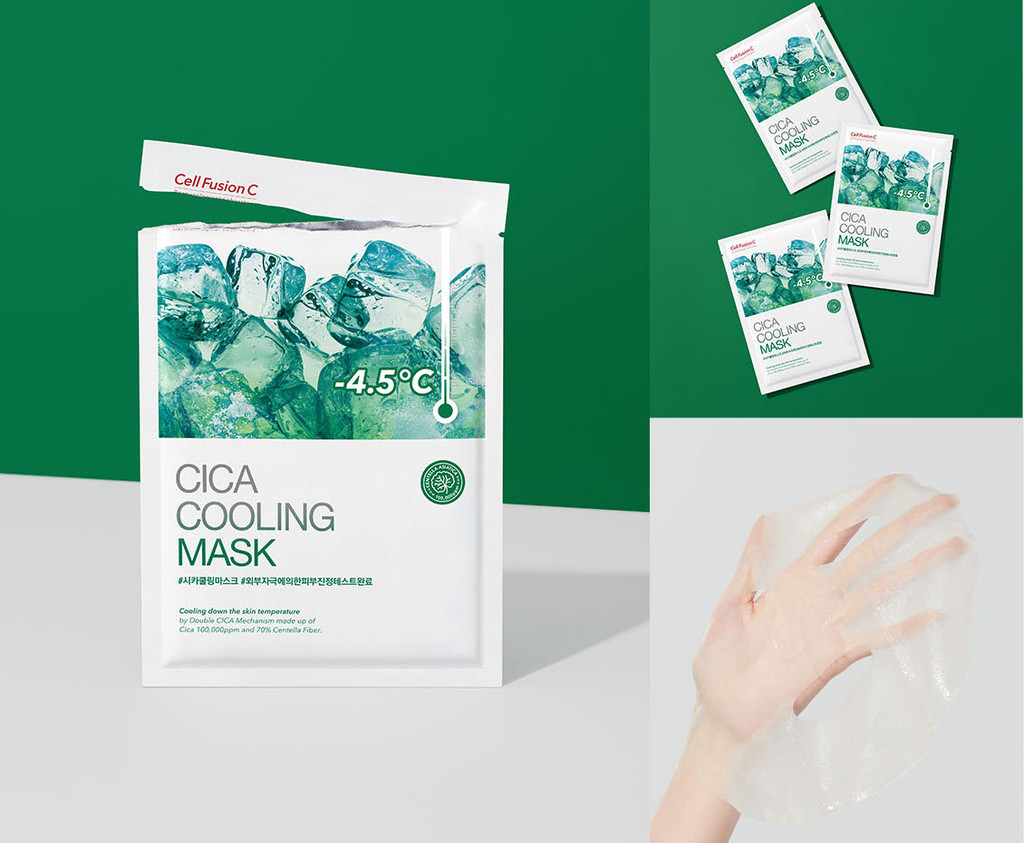 Mô tả Mặt Nạ Dưỡng Da Hạ Nhiệt Giảm Mụn Cell Fusion C Cica Cooling Mask - 8