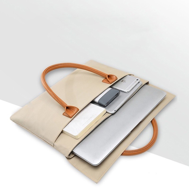 Mô tả Túi xách máy tính nam công suất lớn IELGY dành cho doanh nhân màu trơn 15,6 inch - 6