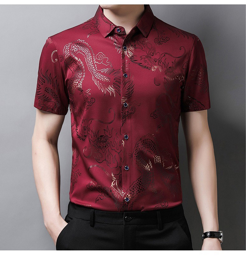Phối đồ áo sơ mi rồng