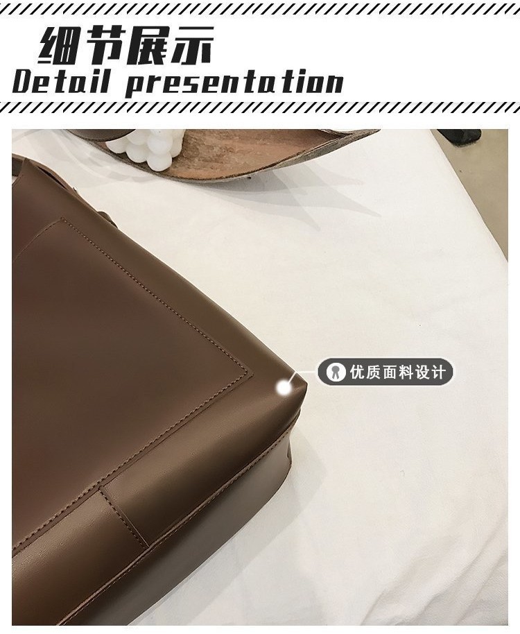 Mô tả Túi xô IELGY dung tích lớn phong cách thời trang Hàn Quốc dành cho nữ - 1