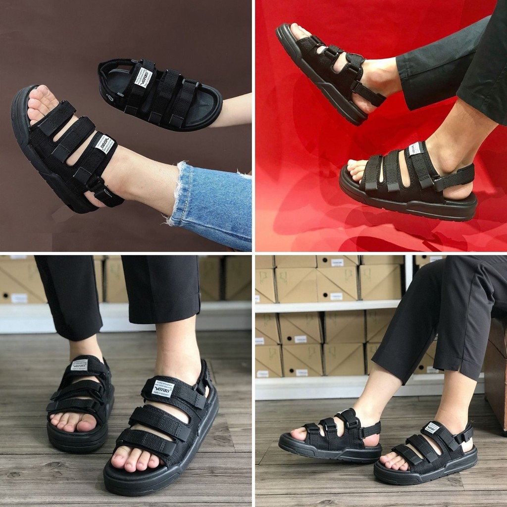 Mô tả Sandal nam nữ unisex Vento 3 quai ngang NV1001B big size 44 45 | Vento  Capella NV1001 SD1001 - 7