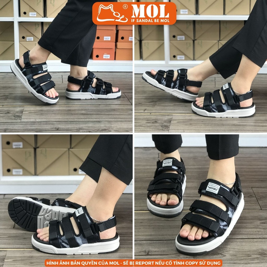 Mô tả Sandal nam nữ unisex Vento 3 quai ngang NV1001B big size 44 45 | Vento  Capella NV1001 SD1001 - 8