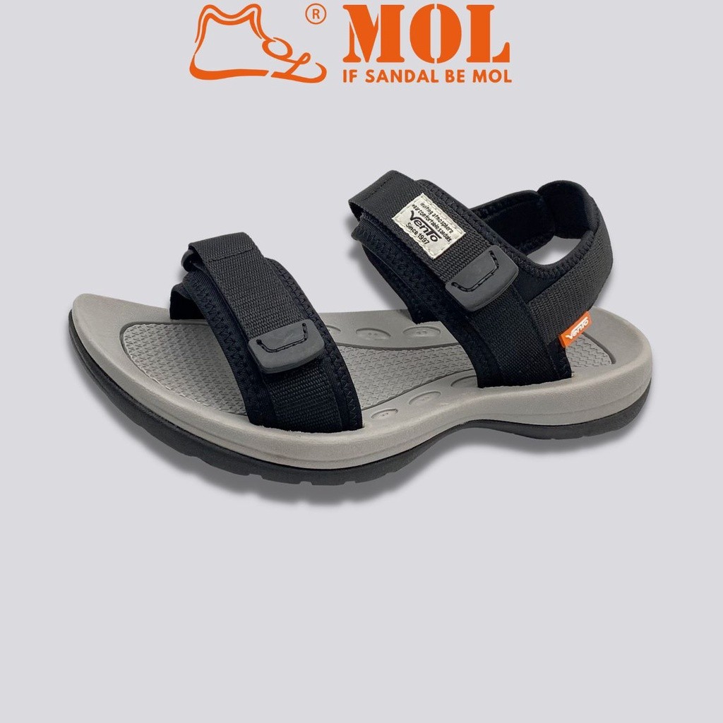Mô tả Giày sandal nam Vento 2 quai ngang SD7939B màu đen có big size 44 45 | Vento  Leon SD7939 - 3