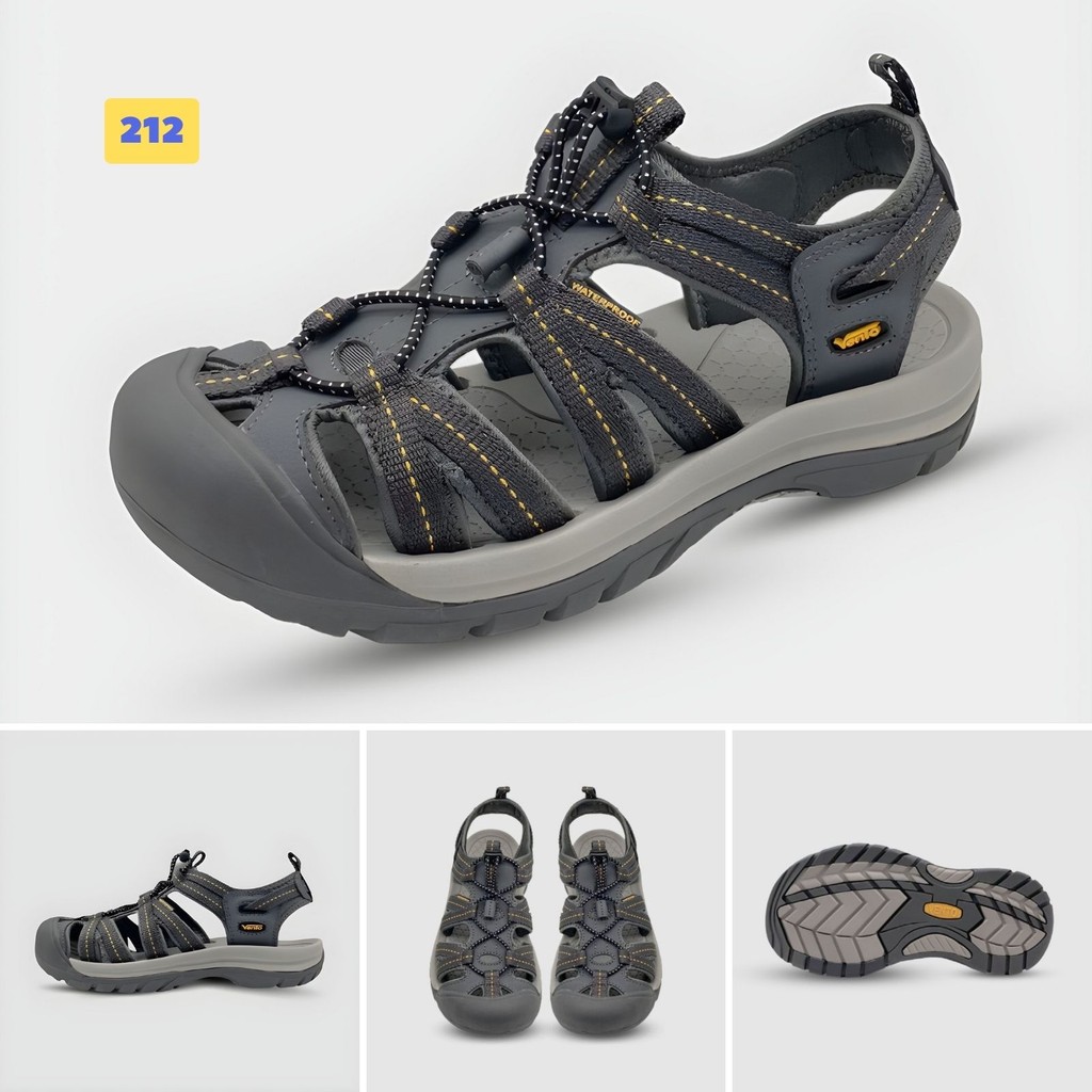 Mô tả Sandal nam Vento bít mũi SD08003G có big size 44 | Vento  Optimus SD08003 - 8