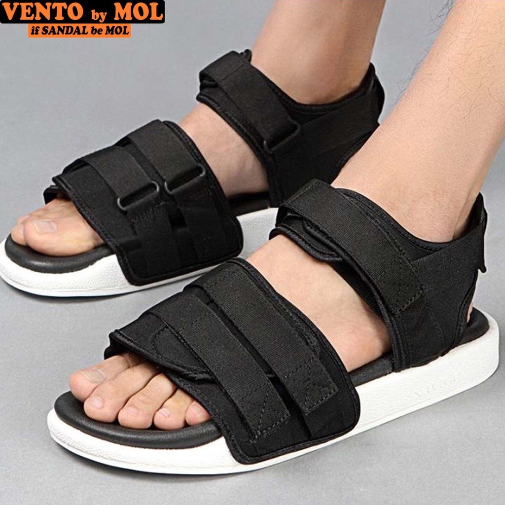 Mô tả Sandal nam nữ unisex Vento quai ngang NV1019B màu đen | Vento  NV1019 SD1019 - 8