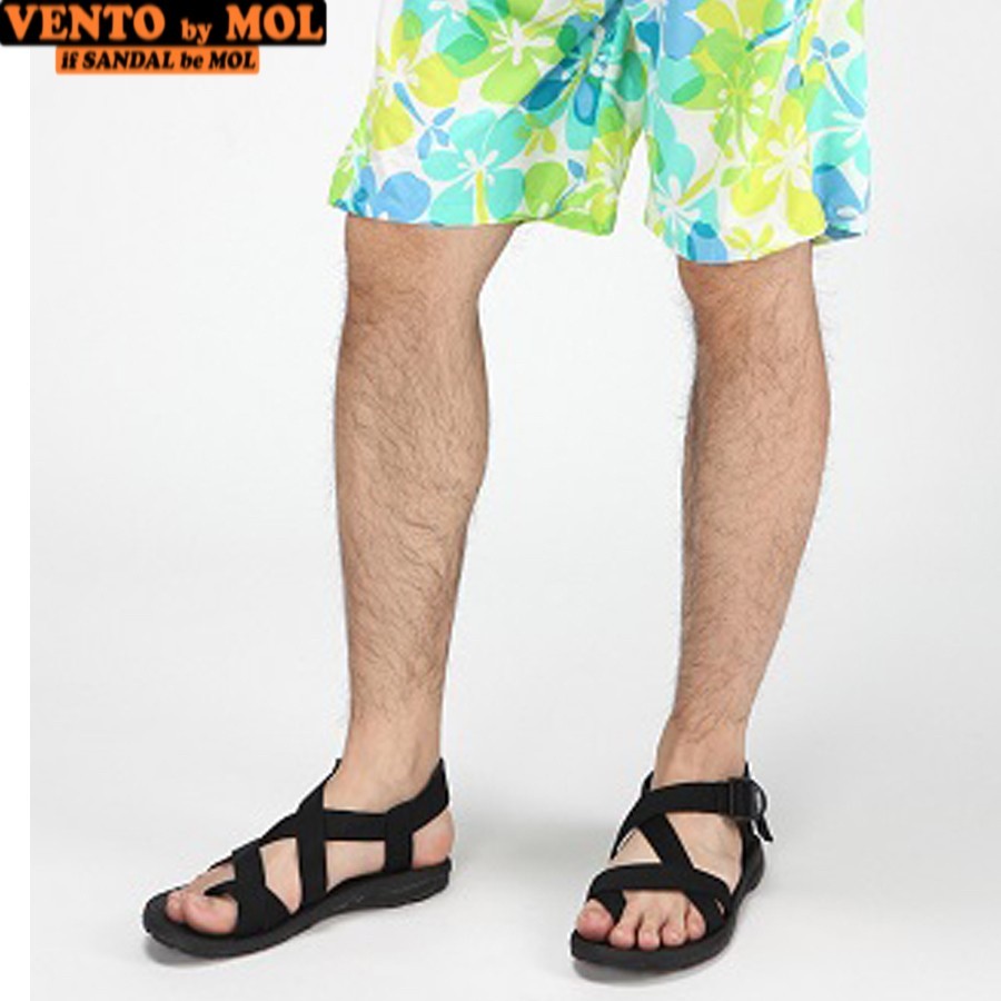 Mô tả Sandal nam Vento quai chéo NV65B màu đen | Vento  NV65 SD65 - 8